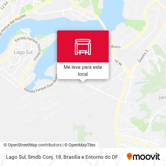 Lago Sul, Smdb Conj. 18 mapa