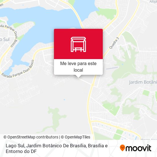 Lago Sul, Jardim Botânico De Brasília mapa