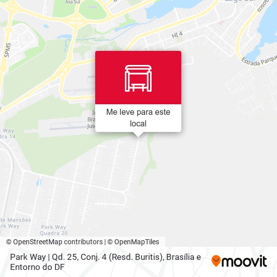 Park Way | Qd. 25, Conj. 4 (Resd. Buritis) mapa