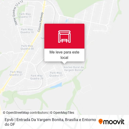 Epvb | Entrada Da Vargem Bonita mapa