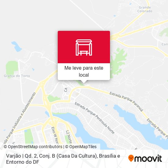 Varjão | Qd. 2, Conj. B (Casa Da Cultura) mapa