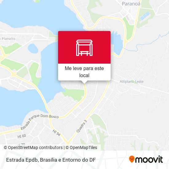 Estrada  Epdb mapa