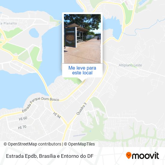 Estrada  Epdb mapa