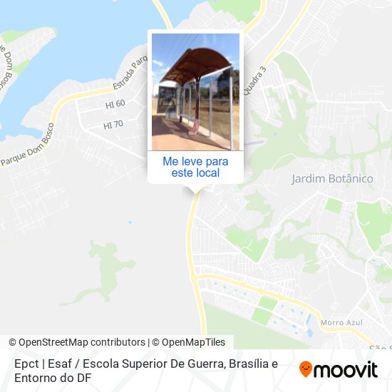Epct | Esaf / Escola Superior De Guerra mapa