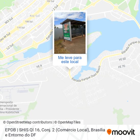 EPDB | SHIS Ql 16, Conj. 2 (Comércio Local) mapa