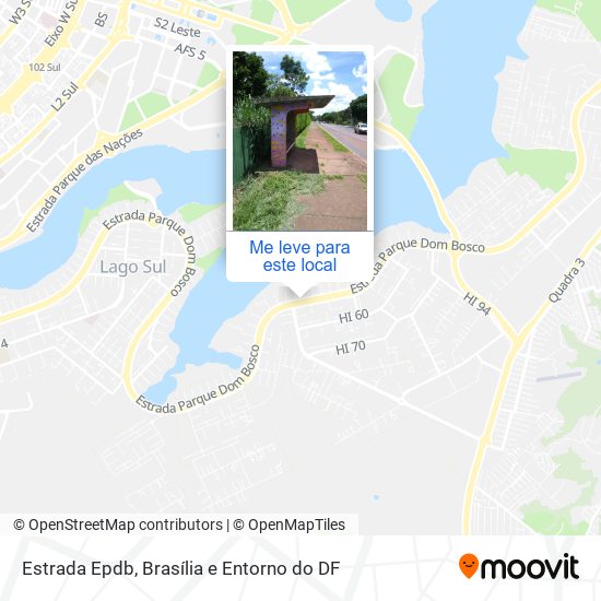 Estrada  Epdb mapa