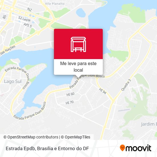 Estrada  Epdb mapa