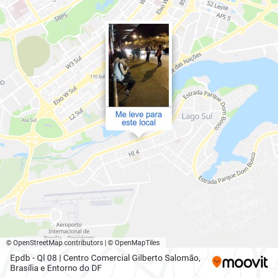 Epdb - Ql 08 | Centro Comercial Gilberto Salomão mapa