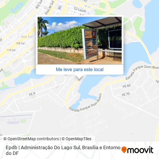 Epdb | Administração Do Lago Sul mapa