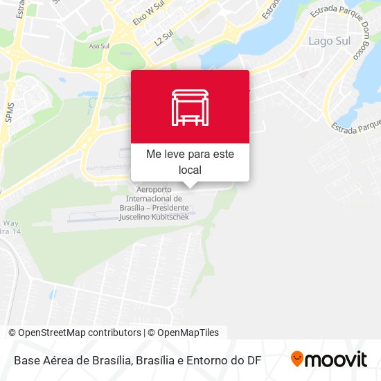 Base Aérea de Brasília mapa