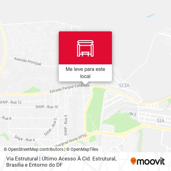 Via Estrutural | Último Acesso À Cid. Estrutural mapa