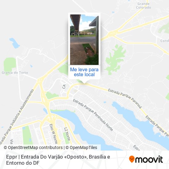 Eppr | Entrada Do Varjão «Oposto» mapa