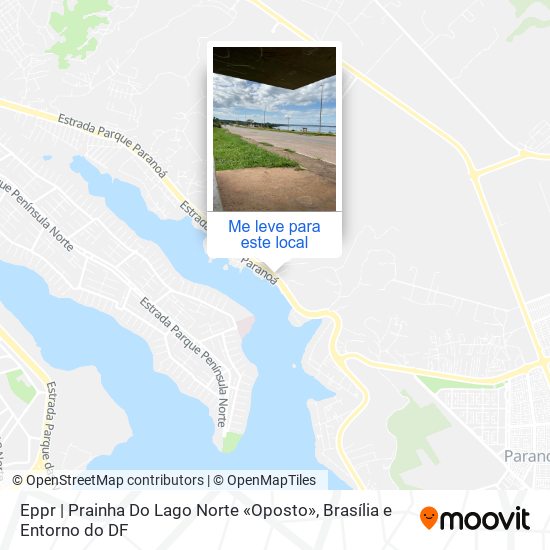 Eppr | Prainha Do Lago Norte «Oposto» mapa