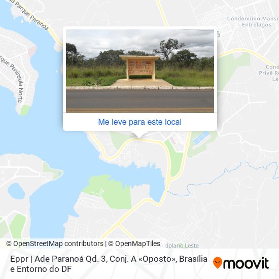 Eppr | Ade Paranoá Qd. 3, Conj. A «Oposto» mapa