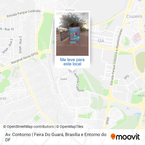 Av. Contorno | Feira Do Guará mapa