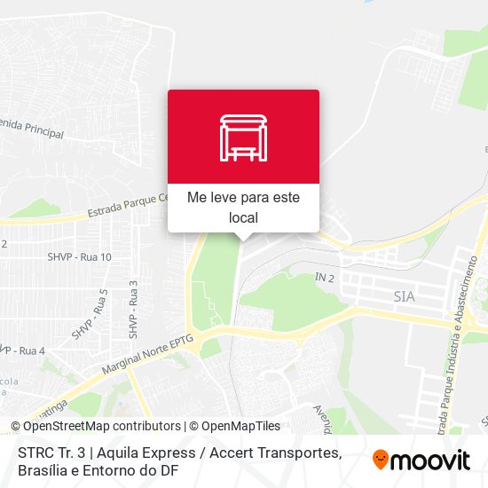 STRC Tr. 3 | Aquila Express / Accert Transportes mapa
