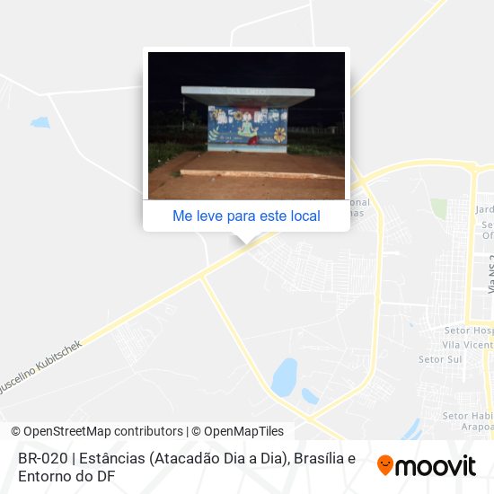 BR-020 | Estâncias (Atacadão Dia a Dia) mapa