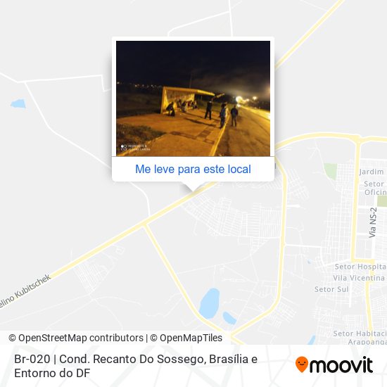 Br-020 | Cond. Recanto Do Sossego mapa