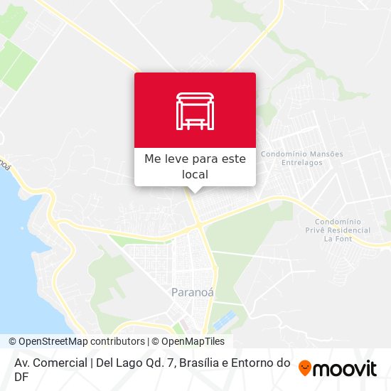 Av. Comercial | Del Lago Qd. 7 mapa