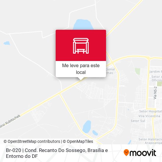 Br-020 | Cond. Recanto Do Sossego mapa