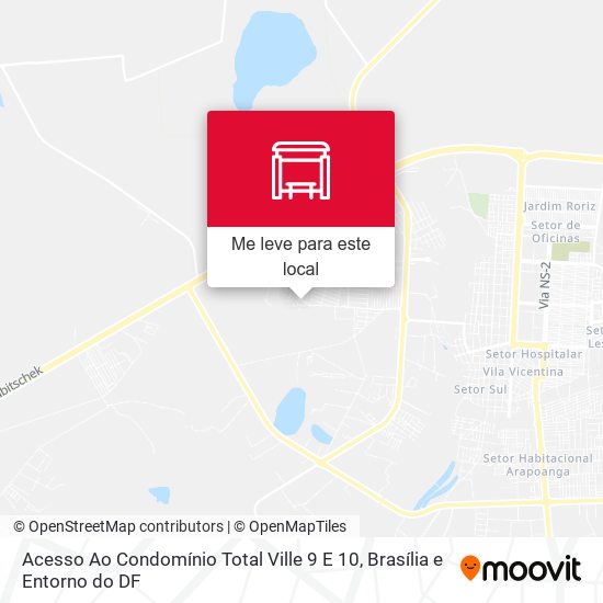 Acesso Ao Condomínio Total Ville 9 E 10 mapa