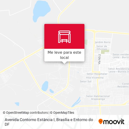 Avenida Contorno Estância I mapa