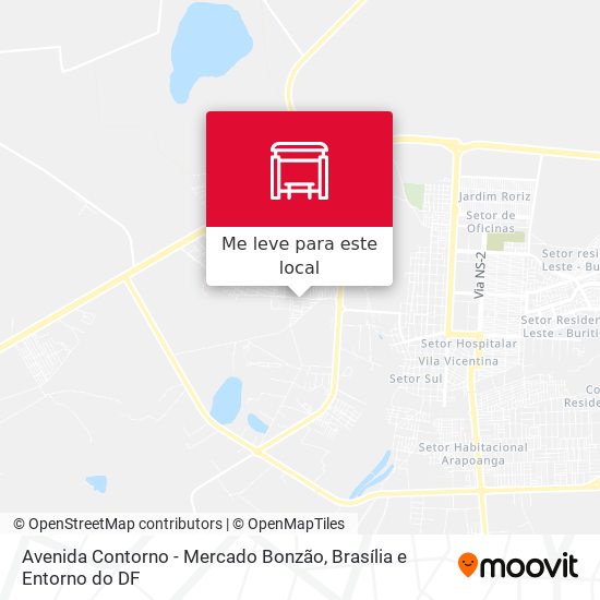 Avenida Contorno - Mercado Bonzão mapa