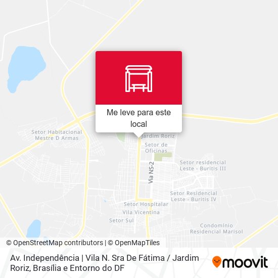 Av. Independência | Vila N. Sra De Fátima / Jardim Roriz mapa