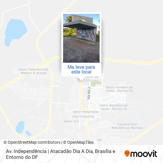 Av. Independência | Atacadão Dia A Dia mapa