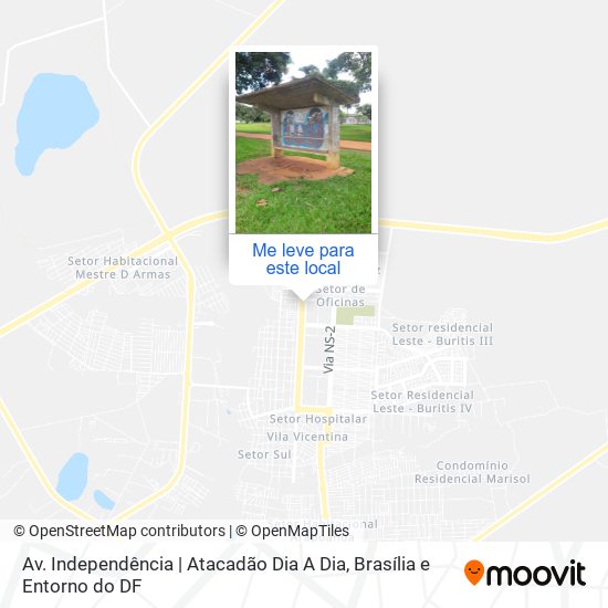 Av. Independência | Atacadão Dia A Dia mapa