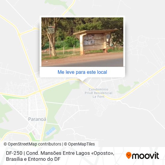 Df-250 | Cond. Mansões Entre Lagos *Lado Oposto* mapa