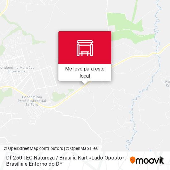 Df-250 | EC Natureza / Brasília Kart «Lado Oposto» mapa