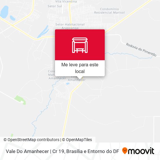 Vale Do Amanhecer | Cr 19 mapa