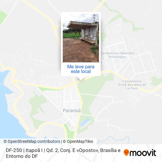 DF-250 | Itapoã I | Qd. 2, Conj. E «Oposto» mapa