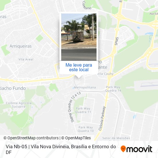 Via Nb-05 | Vila Nova Divinéia mapa