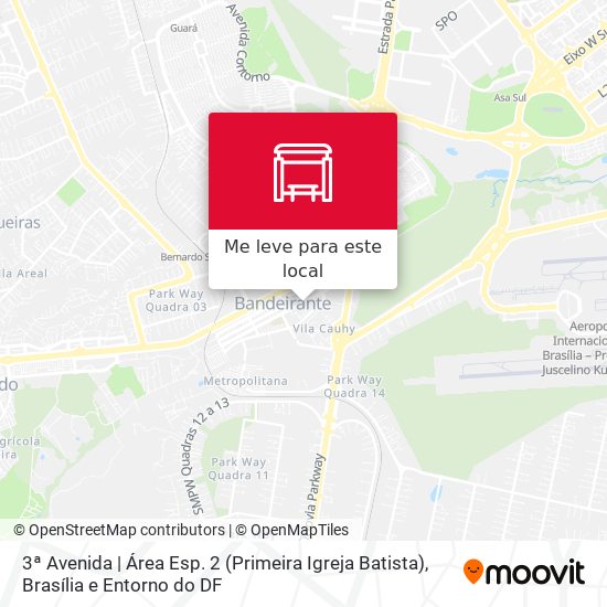 3ª Avenida | Área Esp. 2 (Primeira Igreja Batista) mapa