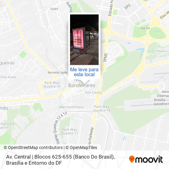 Av. Central | Blocos 625-655 (Banco Do Brasil) mapa
