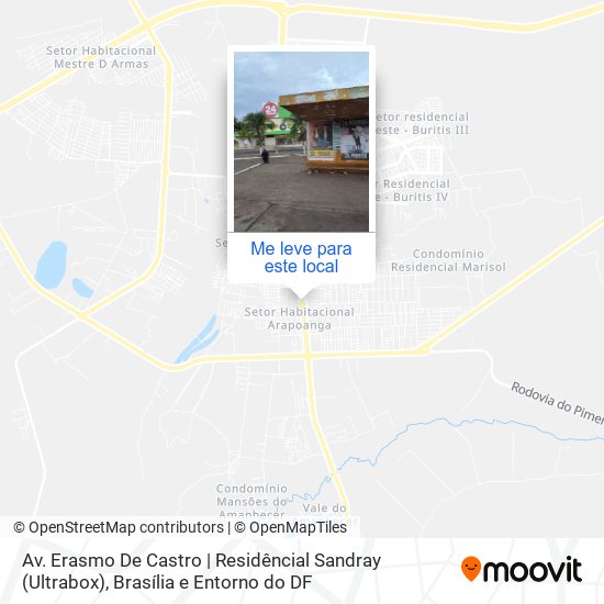 Av. Erasmo De Castro | Residêncial Sandray (Ultrabox) mapa