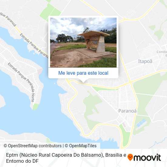 Eptm (Núcleo Rural Capoeira Do Bálsamo) mapa
