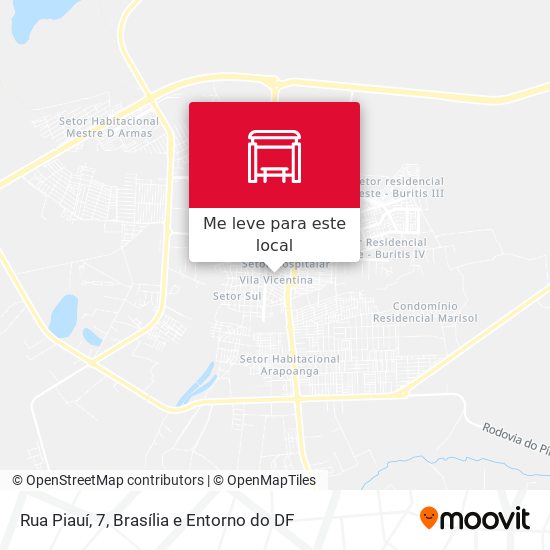 Rua  Piauí, 7 mapa