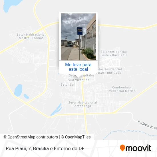 Rua  Piauí, 7 mapa