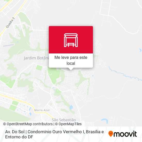 Av. Do Sol | Condomínio Ouro Vermelho I mapa