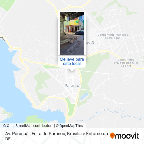 Av. Paranoá | Feira Do Paranoá mapa