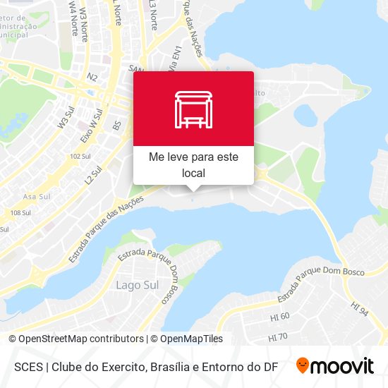 SCES | Clube do Exercito mapa