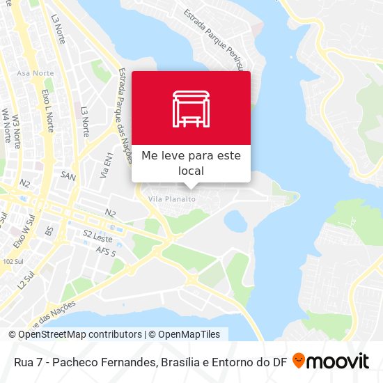 Rua 7 - Pacheco Fernandes mapa