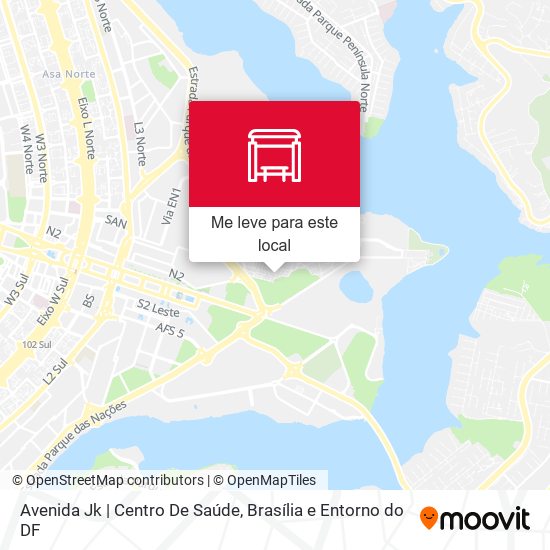 Avenida Jk | Centro De Saúde mapa