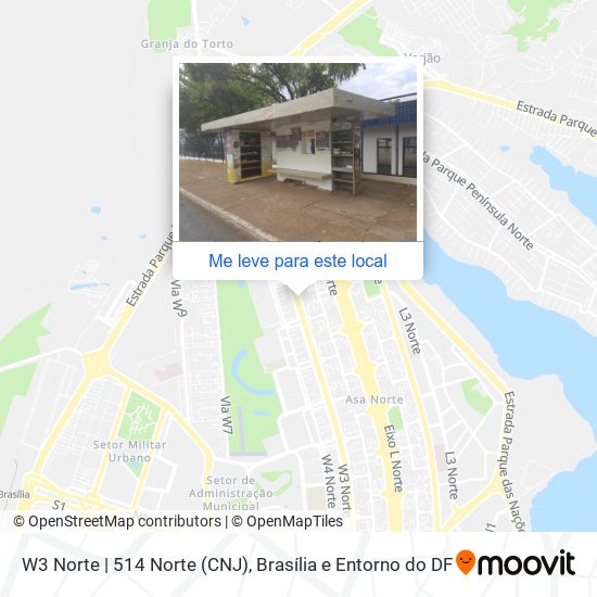 W3 Norte | 514 Norte (CNJ) mapa