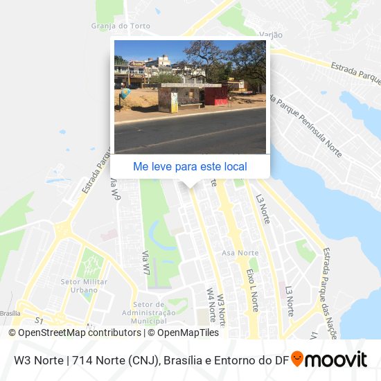 W3 Norte | 714 Norte (CNJ) mapa