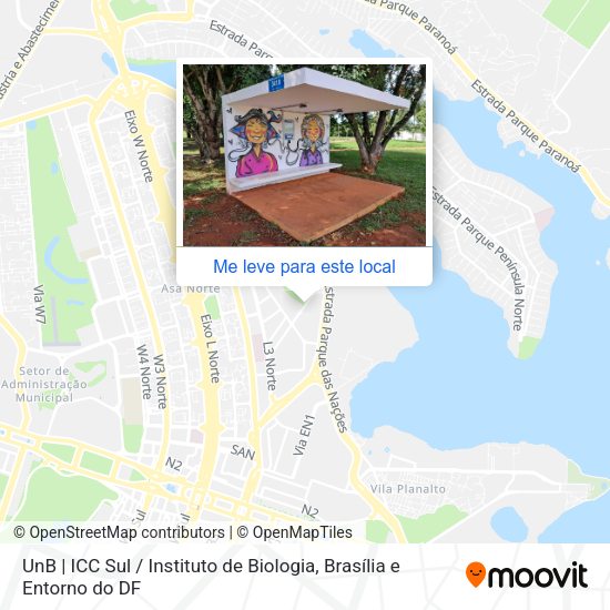 UnB | ICC Sul / Instituto de Biologia mapa