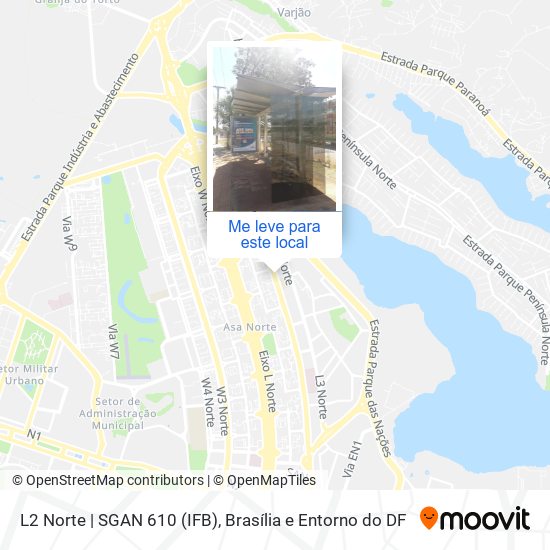 L2 Norte | SGAN 610 (IFB) mapa